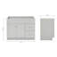 Base de meuble-lavabo double 42 po Paulla-69892593