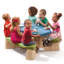 Step2 Picnic Table with Umbrella Aqua