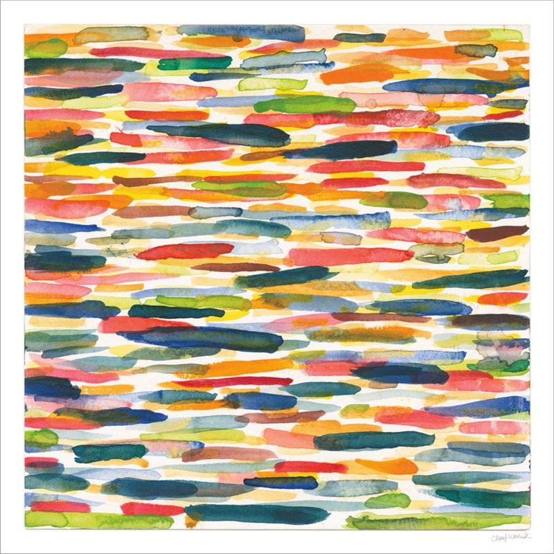 "Colorful Patterns X" par Cheryl Warrick, art mural sur toile