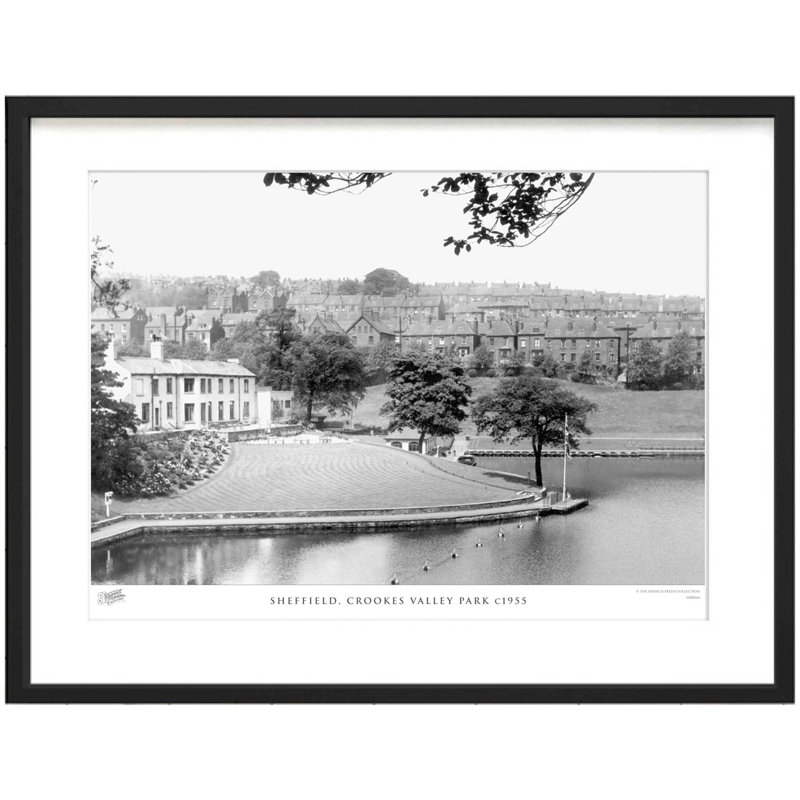 Sheffield, Crookes Valley Park C1955 by Francis Frith - Single Picture Frame Print, 45cm H x 60cm W x 2.3cm D