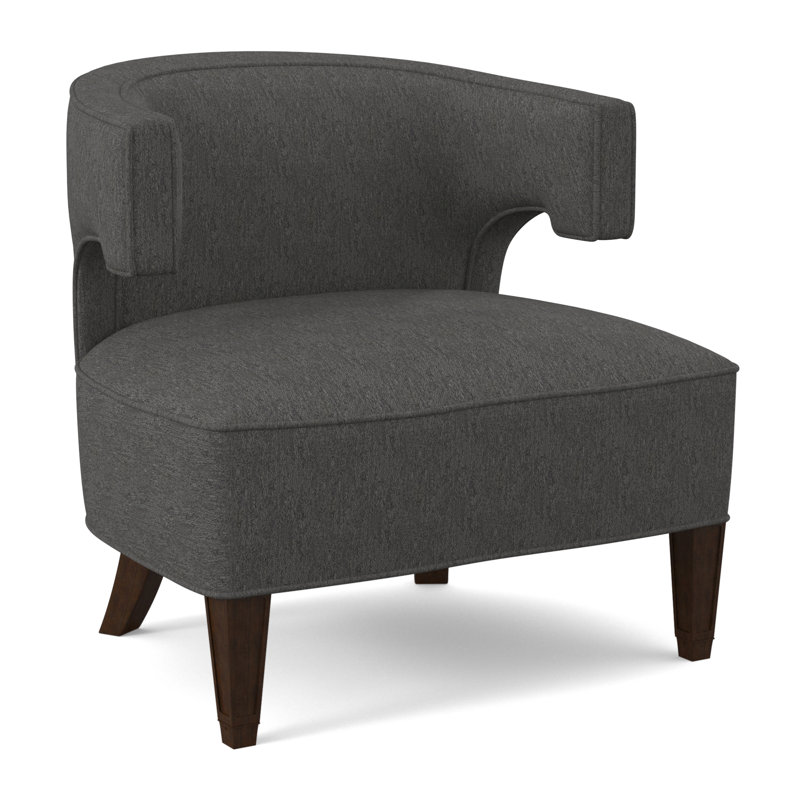 Laurel Barrel Chair, American Walnut, Polly Snow