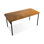 Brown Rectangular Solid Wood Dining Table