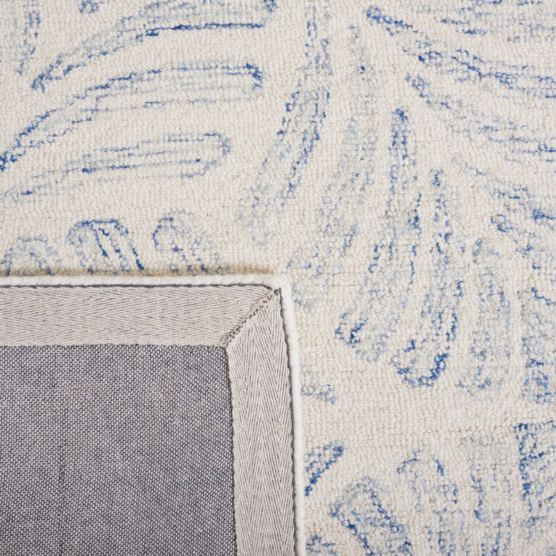 Msr Jardin Martha Stewart 300 Hand Tufted Fine Indian Wool Pile Rug, Rectangle 8' x 10'