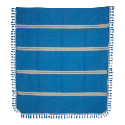 Oaxaca Cotton Striped Coverlet