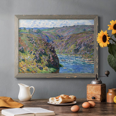 Vallée de la Creuse, effet de soleil, 1889, peinture sur toile encadrée