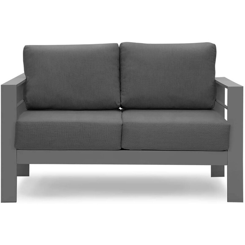 Ensemble de conversation d'extérieur toutes saisons 5 pièces, canapé modulaire, canapé en aluminium