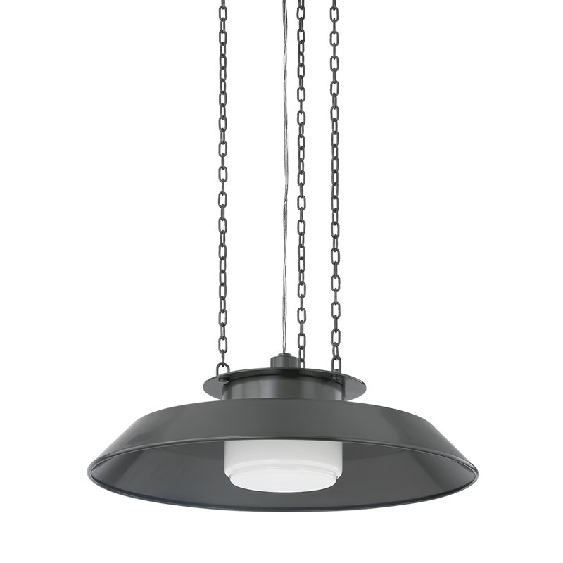 WOODROW Pendant, Bronze, 7.25" H x 22" W x 22" D