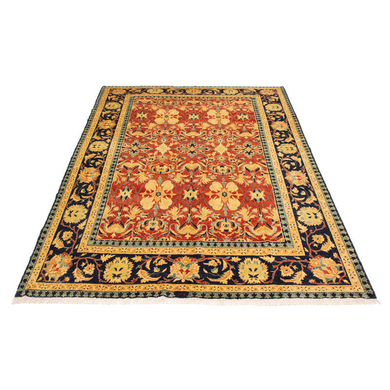 Tapis unique en laine noué à la main 9 pi 10 po x 14 pi 1 po nouvel âge Schlueter