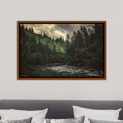 Pacific Northwest River And Trees by Nature Magick - Print