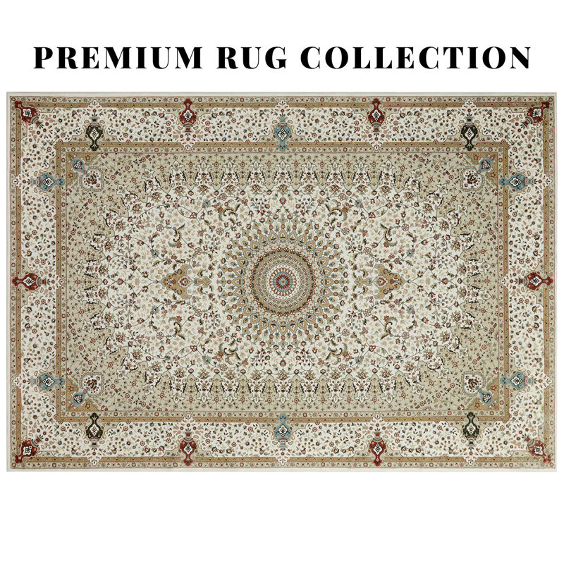 Aspire Homeware Classic Persian Area Rug, Runner 60 x 110 cm