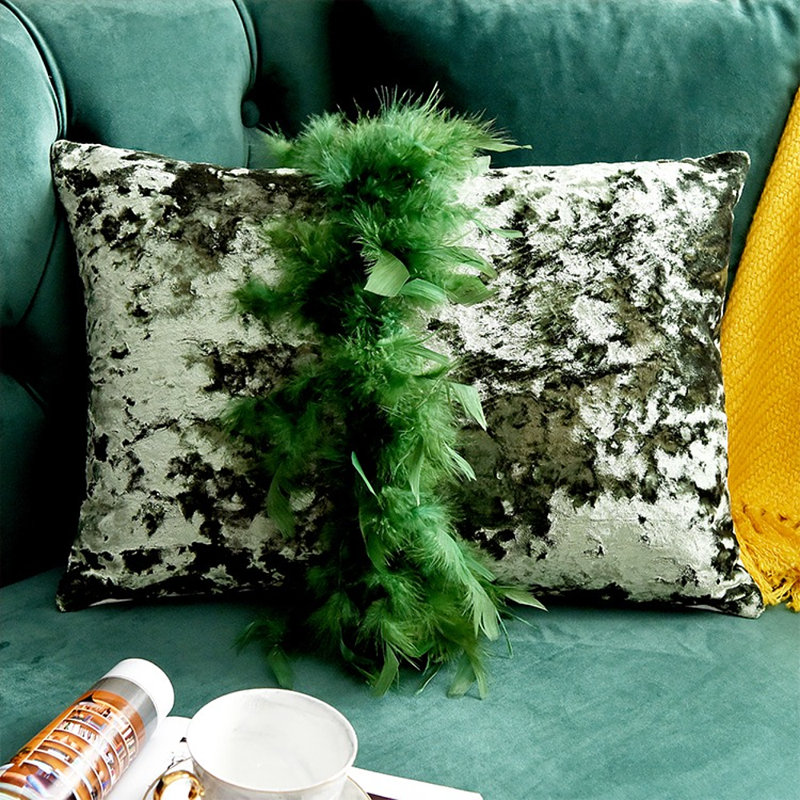 Linen Pillow Cover, Green