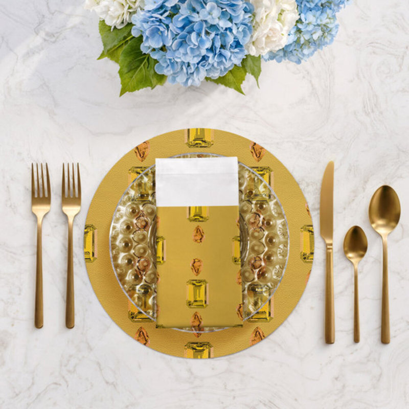 Gem Cotton Blend Square Napkins