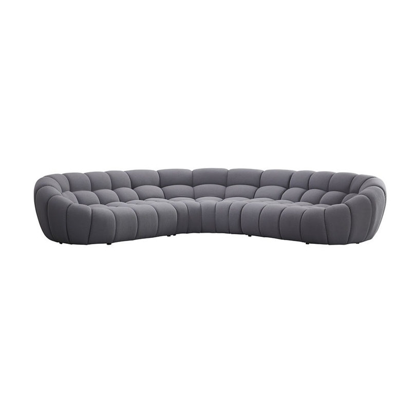 Canapé modulaire surdimensionné à bulles MI-2126B, Polyester gris