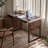 Modern Walnut Rectangular Nutbrown Solid Wood Desk-1630527907