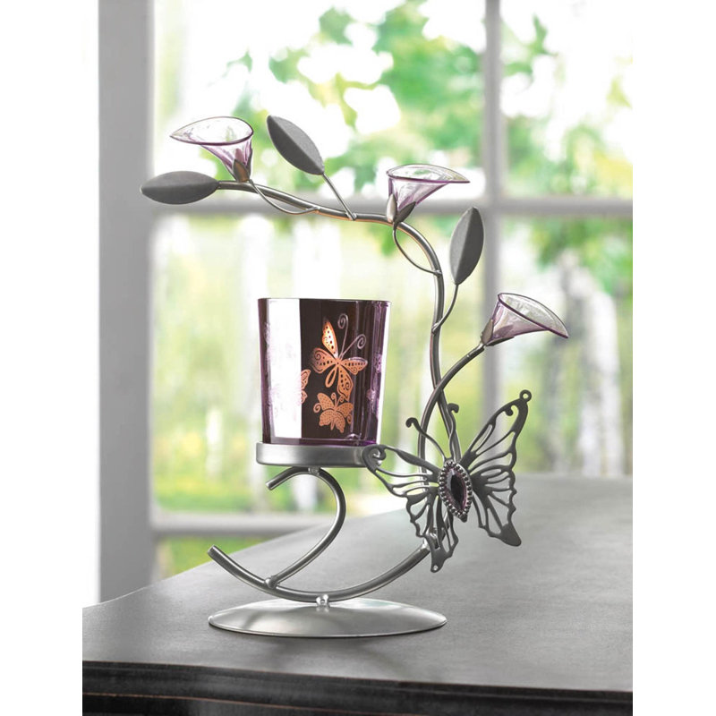 Porte-bougie papillon papillon