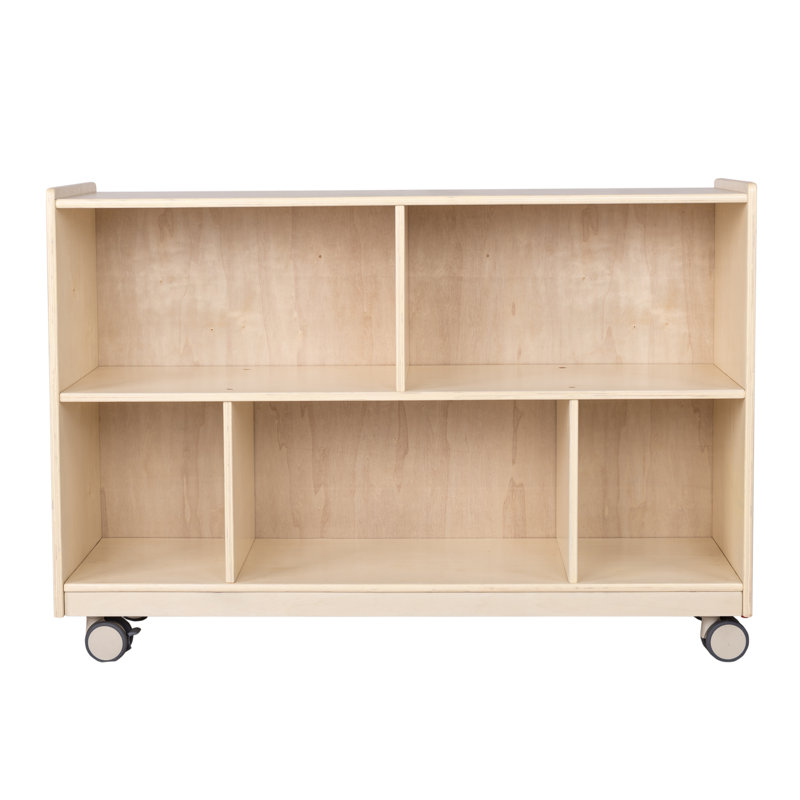 Rangement mobile à 2 tablettes H 30 po - assemblé