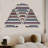 18 Piece Triangle Metal Bracket Shelf-80133811