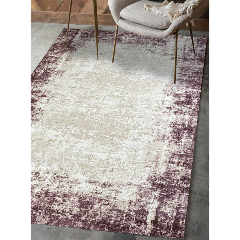 Tapis gris clair / brun en polypropylène tissé à plat Rectangle Ilda, Rectangle 4 pi 11 po x 7 pi 7 po