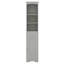Armoire de salle de bain haute, armoire de rangement autoportante avec tiroir, tablettes réglables, compartiment ouvert, pour petits espaces-284466310