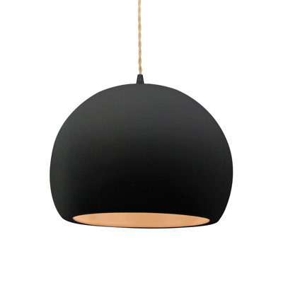 Luminaire suspendu 1 lumière DEL intégré Aschwin