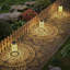 2 Pack Solar Lantern Outdoor Hanging Solar Lights Decorative Waterproof Metal For Patio								