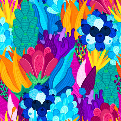 Floral, impression sur toile tendue