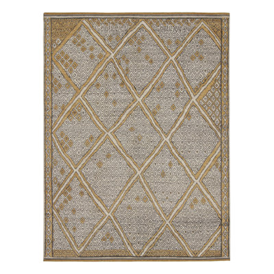 Moroccan Hand Knotted Area Rug