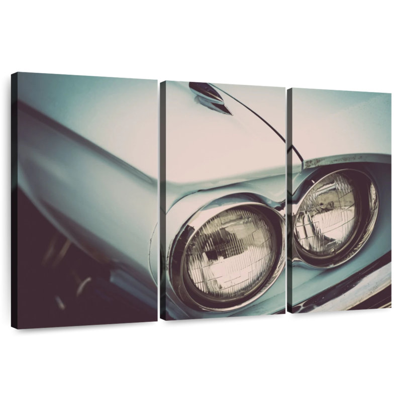 Mehar Old Car Vignette, 24" H x 38" W