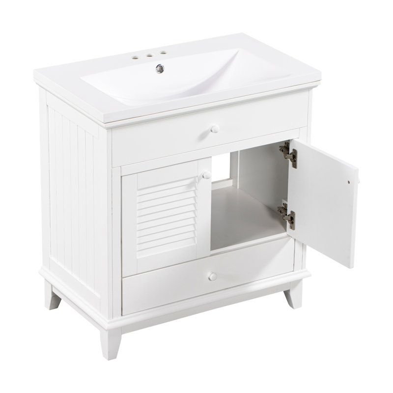 Meuble-lavabo moderne avec lavabo et tiroirs Modern