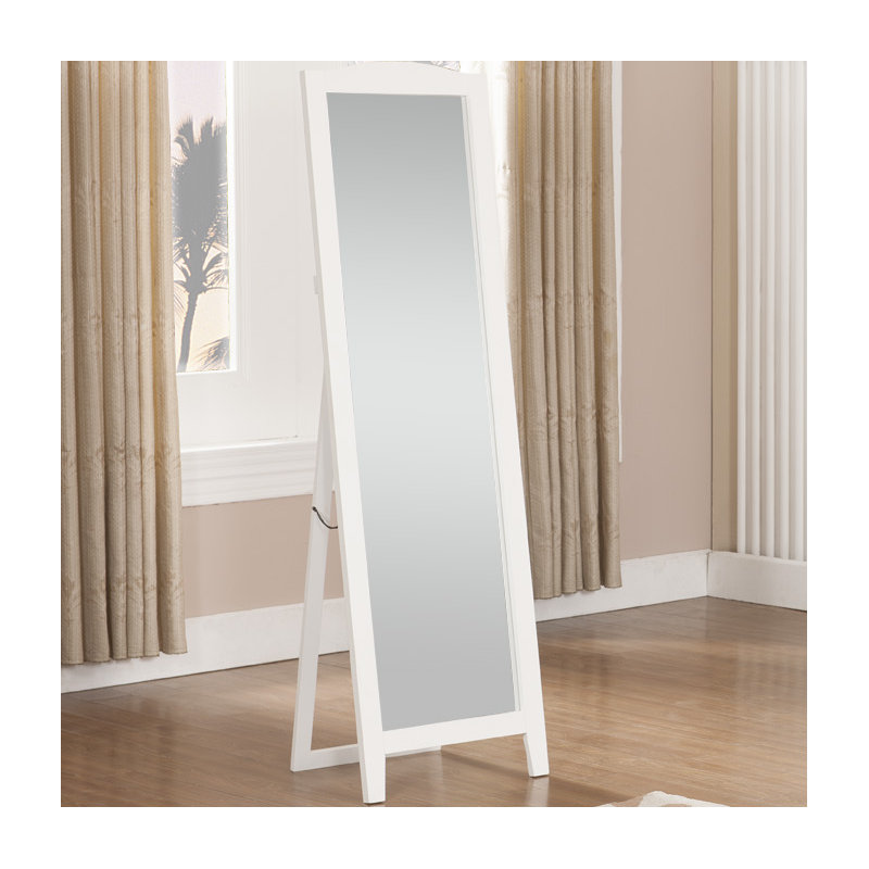 Miroir traditionnel pleine longueur, Blanc