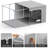 Small Storage Box Foldable with Window & Handles 4 Pack-1376314614