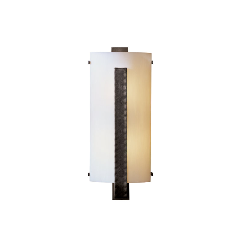 Applique murale encastrée 2 lumières à barre verticale, Fumée foncée, H 18 po x l 7,5 po x P 4 po