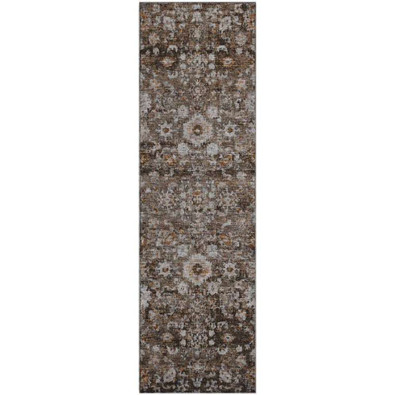 Premium Machine Washable Cerrito Fudge Rug, Runner 2'3" x 7'6"