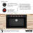 Karran Quartz 33'' X 22'' Single Bowl Drop-in Workstation Kitchen Sink-62374433