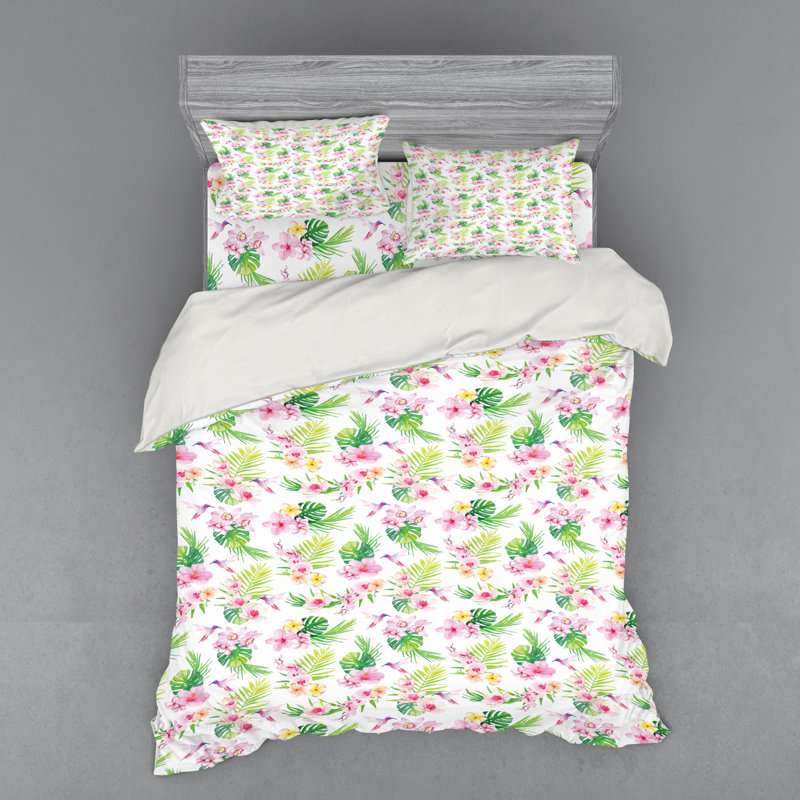 Ensemble de housse de couette luau, Housse de couette grand + 3 pièces supplémentair