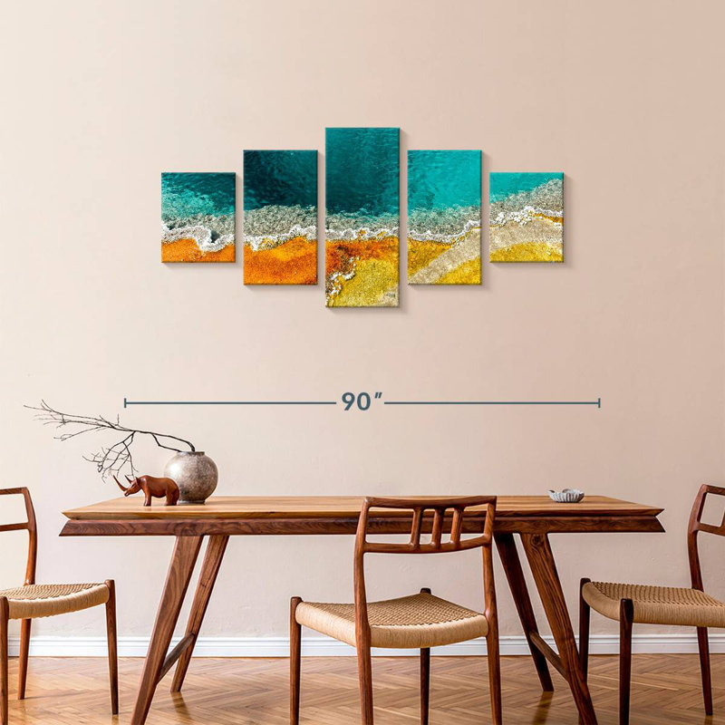 West Thumb Geyser Basin, 34" H x 74" W
