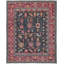Piraj Wool Geometric Area Rug in Red-669164267