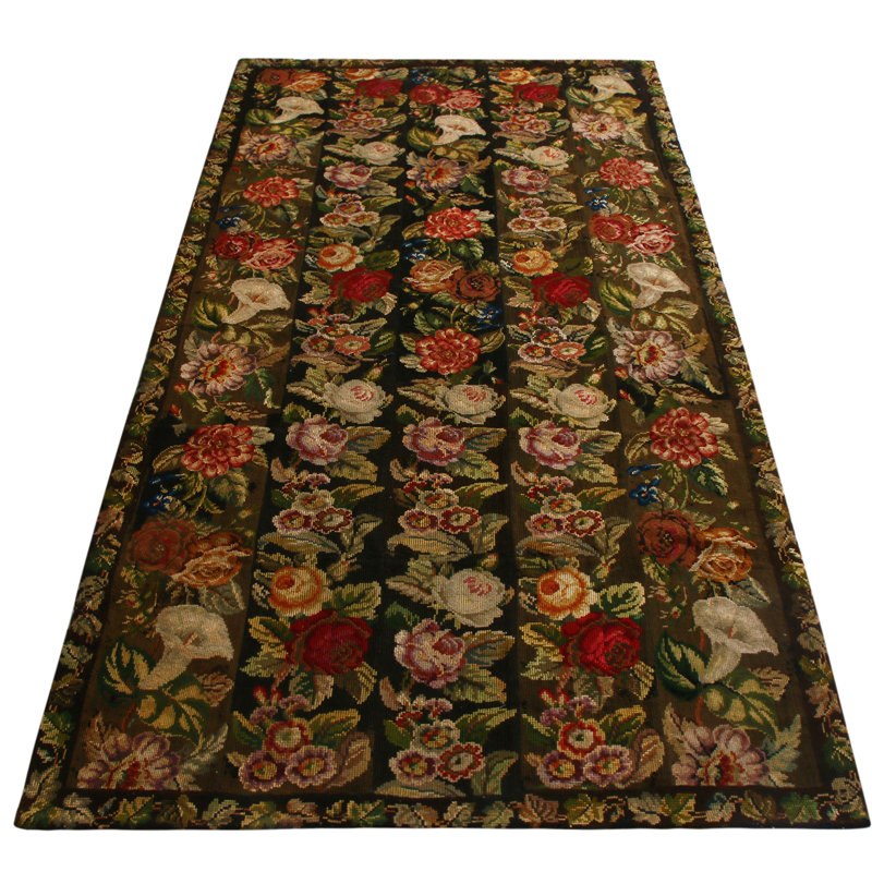 One-of-a-Kind 4' X 7'5" Hand Knotted Area Rug