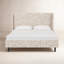 Lit plateforme tapissier Laurel-1273809842