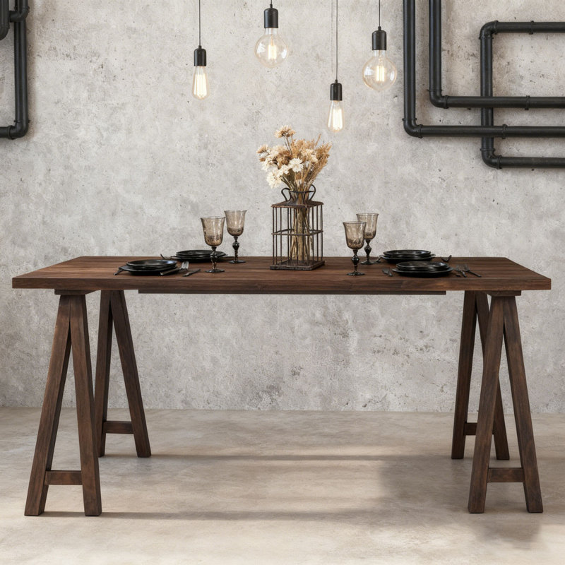 Table de salle à manger 70.80 ", Noyer