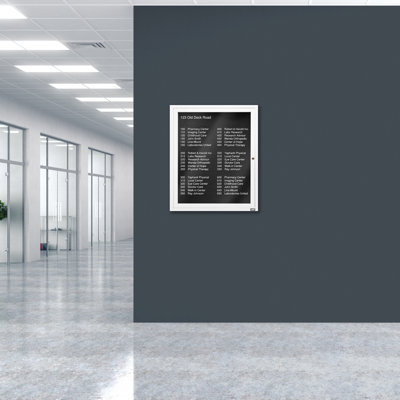 Tableau d'affichage mural fermé pour armoire d'annuaire