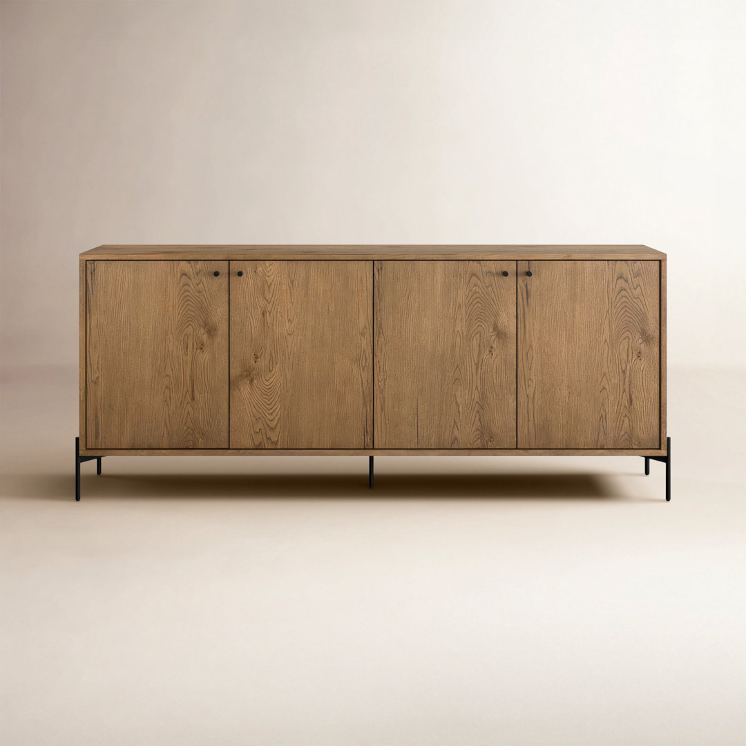 Aceton 75.5'' Solid Wood Sideboard Birch Lane™