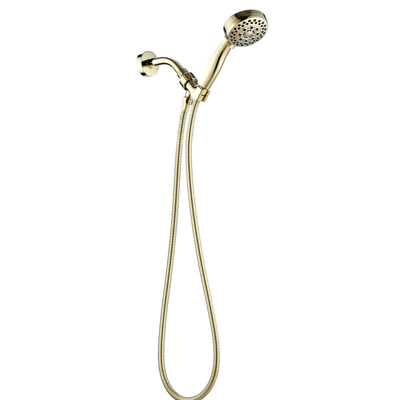 Handheld Shower Head With Hose - Finish, 2.5 Gallons Per Minute, Medical Nozzles, Massage/Jet Spray High 5 Adjustable Modes, Easy Clean, Wall Mounted