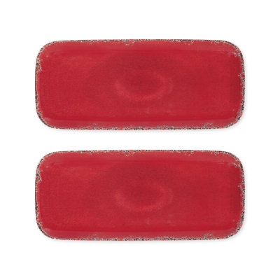 2-Piece Crackle 15" Tray