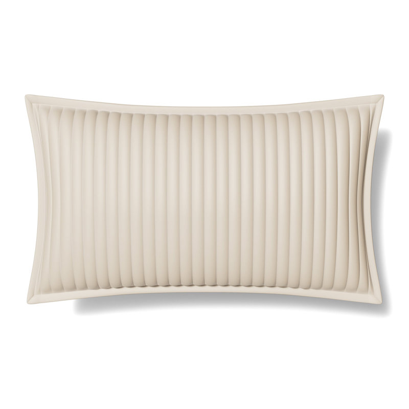 Coussin Charmeuse , H 14 po x l 20 po, Ivoire ivoire
