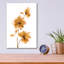 «Golden Blooms 2» par Yvette St. Amant, art mural en verre acrylique-258475225