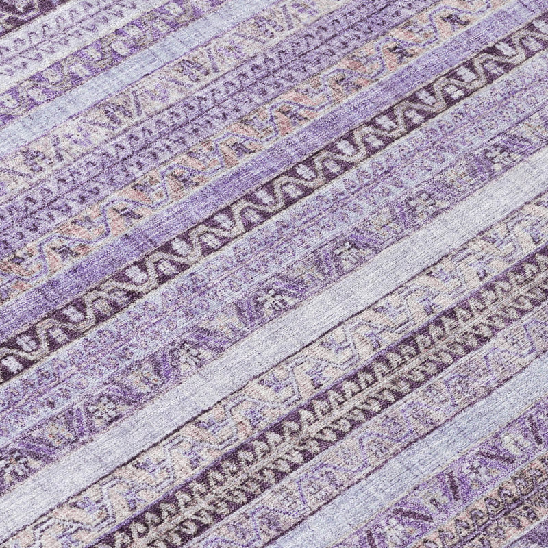 Tapis intérieur / extérieur lavable à la machine Chantille ACN2742, Lavande, 2 pi 6 po x 3 pi 10 po