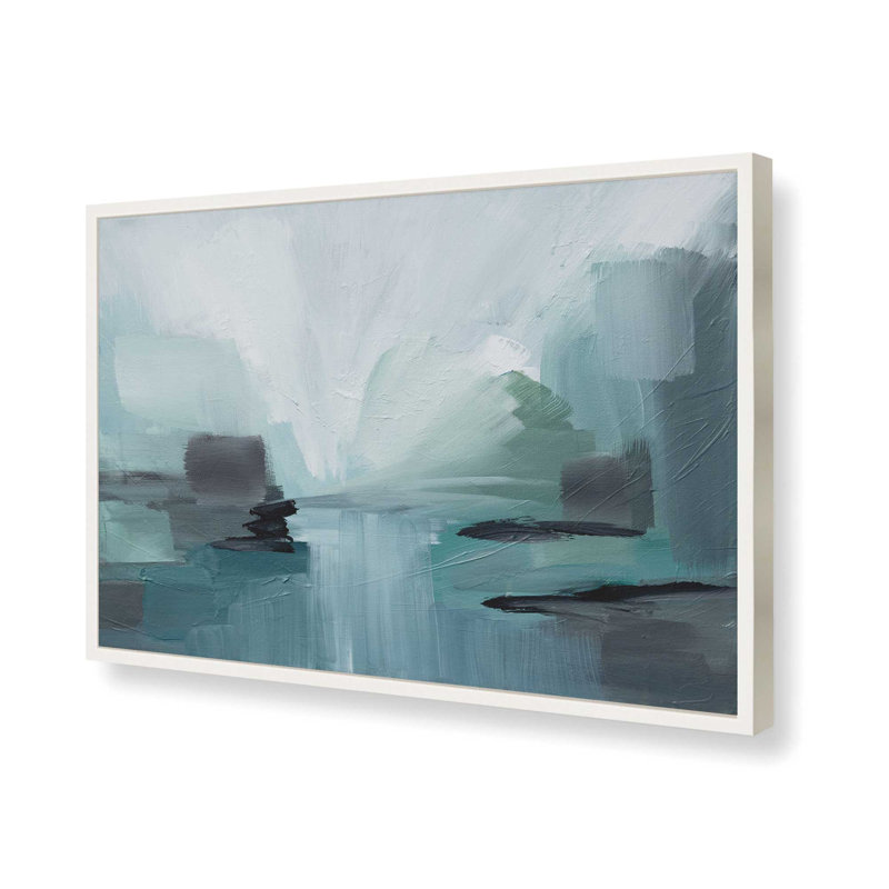 «Where the Water plombs I print», H 12 po x l 15 po, Blanc opaque
