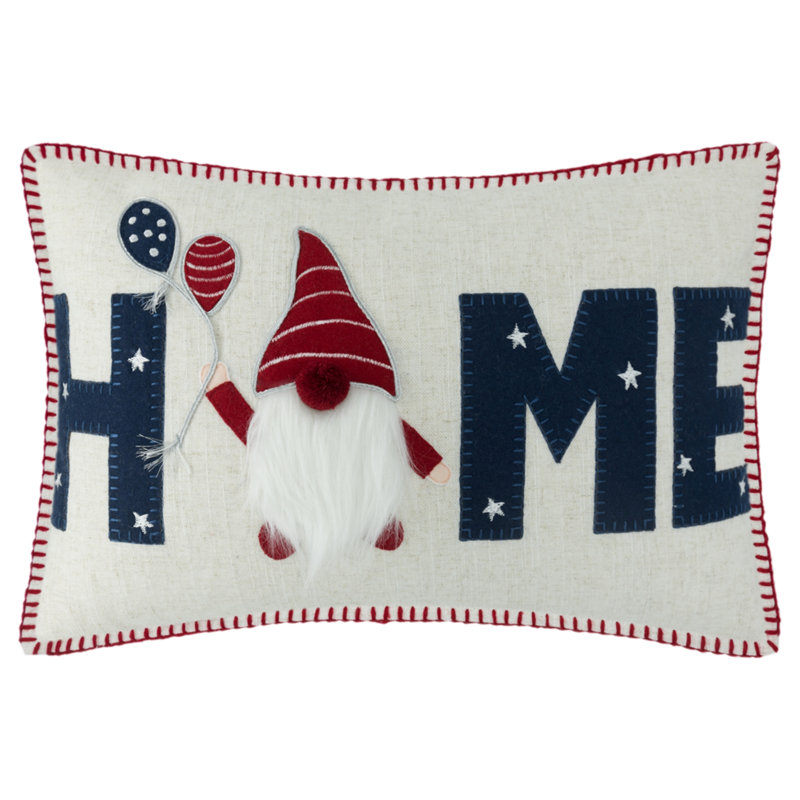 Housse de coussin de Noël père Noël, taie d'oreiller décorative, gnomes de Noël, décoration de maison de vacances, Rectangle
