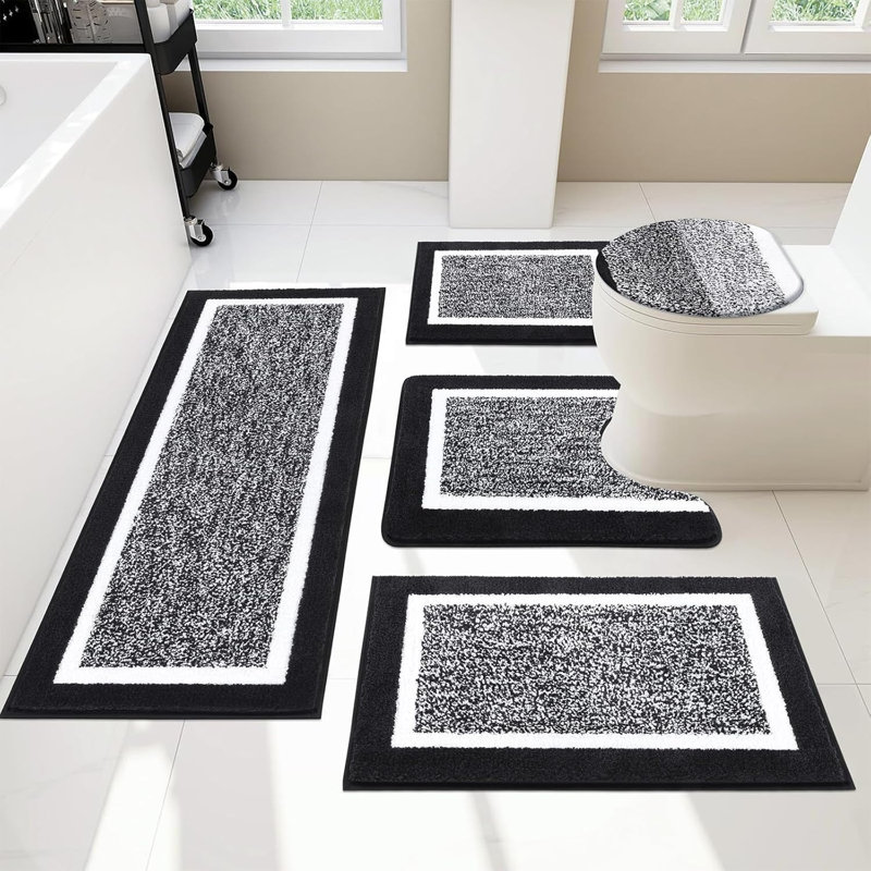 Bathroom Rugs Set 5 Piece